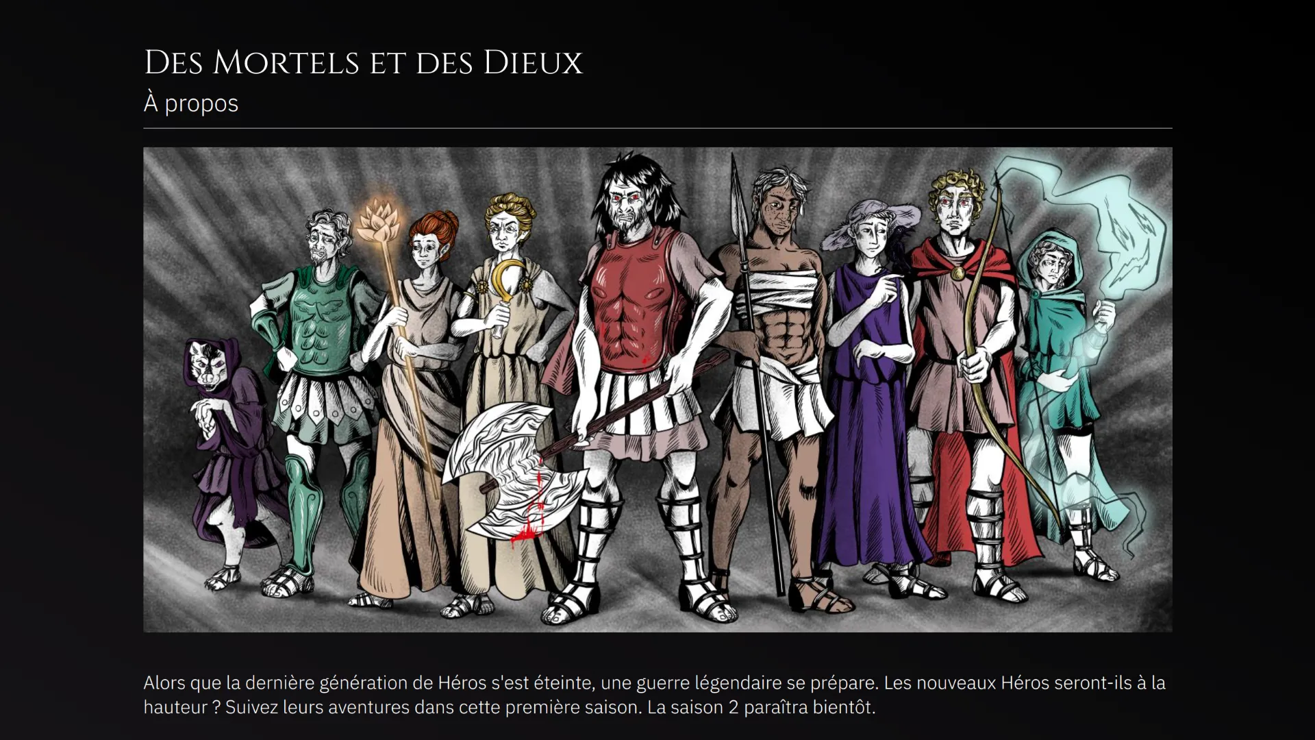 Des Mortels et des Dieux